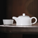 景德鎮(zhèn)茶具陶瓷瓷器羊脂白玉功夫茶具泡茶壺套裝整套家用高檔禮盒辦公室 羊脂玉白瓷茶具套裝