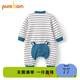 博睿恩【立體可愛】嬰兒衣服春秋季寶寶連體衣可愛爬服純棉新生兒衣服 搞怪小青蛙 90cm