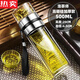特拉法德國進口品質(zhì)茶水分離杯子2025泡茶師450雙層玻璃杯泡茶師禮品杯 泡茶師【高硼硅加厚底】 500ml