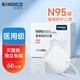 史迪克（SHIDICO）N95級(jí)醫(yī)用防護(hù)口罩 滅菌級(jí)獨(dú)立包裝 成人防塵霧霾白色50只/盒