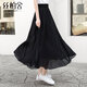 絲柏舍高腰半身裙2025春夏大擺寬松顯瘦長(cháng)款雪紡裙