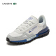 LACOSTE【王一博同款】法國鱷魚男鞋25春夏新款男式皮革運動鞋|49SMA0002 1T3/白色/淺藍色 43 9
