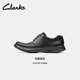 Clarks其樂(lè )科崔系列男鞋經(jīng)典牛皮厚底皮鞋低幫舒適休閑皮鞋 黑色 261373858 【光面款】 42