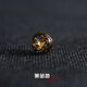 8mm大漆珠文玩手串diy配件配飾無患子隔珠金剛星月菩提百香籽108 8mm黑金色單顆