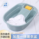 小潔匠選洗衣盆大號(hào)帶搓衣板一體家用學(xué)生宿舍用洗衣服盆塑料加厚搓衣盆子 I35-大號(hào)加厚三合一洗衣盆(橙紅