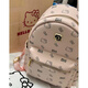 山頭林村hello kitty雙肩包 HelloKitty旅行背包2024新款小眾大學(xué)生書(shū)包百 粉色背包