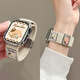 炫戴（XUANDAI）復古小熊丨適用iWatch s10表帶編織蘋果手表apple watch s9表帶s8磁吸尼龍utral2保護殼套s7s6s5se 【瞌睡小貓】表帶+同款保護殼 42mm適用Ap