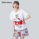tutuannaHelloKitty春夏可外穿睡衣家居服 淺灰色 均碼