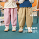 嘟嘟家兒童休閑褲秋裝男童純棉褲子女童長(cháng)褲秋季衣服寶寶寬松童裝春秋款 粉色 110