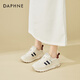 達芙妮（DAPHNE）平底德訓鞋女時(shí)尚軟底舒適運動(dòng)鞋輕便百搭顯腳小休閑鞋 米蘭色 37