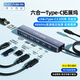阿卡西斯 筆記本電腦手機轉接頭網(wǎng)口type-c平板擴展PD100W充電usb拓展HDMI 【HDMI+PD+千兆】安卓不鎖幀