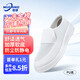 牧瑯 防靜電單網(wǎng)鞋防塵透氣軟底勞保無塵鞋網(wǎng)面男女款電子食品車間工作鞋 白色PU底單網(wǎng)鞋 42