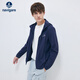 納維凱爾意大利小帆船男薄款簡(jiǎn)約防曬衣連帽遮陽(yáng)外套1321005513 藍 M 