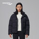 Saucony索康尼短羽絨服中性男女城市通勤保暖長(cháng)袖外套正黑色XL