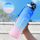 康知緣（KANGZYUAN）Tritan水杯1000ML杯子學(xué)生水杯運(yùn)動(dòng)水壺大容量水杯塑料杯 10082藍(lán)