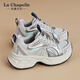 拉夏貝爾女鞋老爹鞋女網(wǎng)面透氣厚底增高運動(dòng)鞋子女-MJ888-35 蘭色 36
