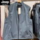 JEEP SPIRIT男女情侶款防風(fēng)背心休閑馬甲機(jī)能外套戶(hù)外運(yùn)動(dòng)476521 海藍(lán)色 L