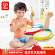 Hape兒童架子鼓玩具 初學(xué)者三重動(dòng)感木質(zhì)架子鼓打擊樂(lè)器男女小孩 三重動(dòng)感架子鼓 3-6Y