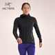 ARC'TERYX始祖鳥(niǎo) KYANITE LT HOODY 舒適 女子 抓絨衫 BLACK/黑色 S