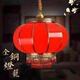 全銅大門(mén)家用陽(yáng)臺大紅戶(hù)外新年燈籠小結婚大號中國風(fēng)現代簡(jiǎn)約吊燈 古銅色-純紅款-40CM接電款