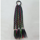 贏(yíng)夫人（Mrs win）兒童手工串珠假發(fā)編發(fā)女童甜酷彩珠拳擊辮麻花臟辮頭繩高馬尾發(fā)飾 手工彩繩臟臟辮  A13-102