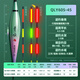 劉志強(qiáng)青云鰱鳙大物電子夜光漂浮漂加粗醒目日夜兩用咬鉤變色魚漂 鉛4.5g 長(zhǎng)60.5 10目3目加粗 日夜兩用變色+1顆電池