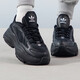 adidas阿迪達斯三葉草女鞋2025秋季新款厚底顯高老爹鞋輕便休閑鞋運動(dòng)鞋 JQ4110 37