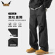 IZEXX機能沖鋒褲男士秋季工裝褲戶(hù)外防水運動(dòng)登山休閑褲子IZ37黑色XL