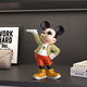 歐萊家潮酷米奇公仔桌面擺件客廳電視柜玄關(guān)酒柜兒童房家居裝飾品工藝品 犇 HT-H067衛衣米奇桌面擺件