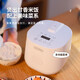膳魔師（THERMOS）電飯煲電飯鍋1.2L迷你1-2人小功率預(yù)約功能智能定時(shí)保溫家用多功能小型EHA-4111E 白色 1.2L