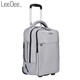 麗地LEEDEE超輕15.6”電腦商務(wù)拉桿書(shū)包雙肩包可登機行李箱出差旅行包 出爐銀 17英寸可登機單向輪