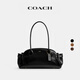 蔻馳（COACH）【七夕禮物】女士EMPIRE CARRYALL 34號(hào)手袋牛皮革手提包單肩包 B4/黑色（新版）