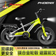 鳳凰（Phoenix）兒童自行車鳳凰自行車3-6歲兒童單車小孩自行車6-10歲兒童自行車 16寸頂配綠丨一體輪+側(cè)支撐+禮包