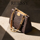 Reessy奢侈品牌包包女包單肩包2026新款時(shí)尚托特包大容量禮物送女友老婆 咖色(禮盒裝) 26*27*1* 2