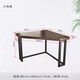 簡(jiǎn)約現(xiàn)代實(shí)木轉(zhuǎn)角拐角三角型墻角小戶(hù)型電腦桌書(shū)桌家用辦公桌椅子 三角60*60*75 厚3cm