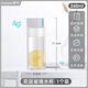 茶花（CHAHUA）歐鉑茲*雙層抗菌玻璃杯水杯茶杯抗菌水杯 260ml 白色