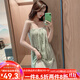 綰裳性感睡衣吊帶睡裙女夏季睡裙情趣大碼睡衣女家居服約會戰(zhàn)袍 （清新綠色）薄如蟬翼輕盈無束縛 L（115-135斤）優(yōu)質(zhì)棉柔縝密做工