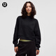 lululemon丨Scuba 女士超寬松款連帽衫 *圖案款 LW3IBPS 黑色 M /L