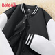 班尼路（Baleno）男士外套男春秋款衣服男裝寬松美式街頭風(fēng)棒球服男飛行員夾克男