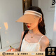 MITHAOL KUSC防曬帽女防紫外線2025新款夏季海邊太陽(yáng)帽大帽檐空頂帽時(shí)尚遮陽(yáng)帽 卡其色 【小蜜蜂時(shí)尚發(fā)箍款】 輕奢休閑時(shí)尚百搭風(fēng)