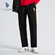 U.S. POLO ASSN.保羅休閑褲男春夏休閑直筒褲寬松褲子微彈運動衛(wèi)褲黑色平口L