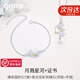 Grace Girl月濺星河項鏈女高級感輕奢吊墜氣質(zhì)鎖骨鏈送女友生日情人節(jié)禮物 月濺星河項鏈+手鏈【兩件套】