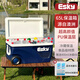 愛斯基（ESKY）車載家商用保溫箱便攜式冷藏戶外小冰箱冰桶外賣保鮮26L 65L(PU)帶輪+2個(gè)350ml藍(lán)冰+8冰袋