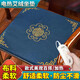 京悠雨艾灸熱敷墊艾草發(fā)熱臀部座墊辦公室久坐屁墊椅子墊電加熱艾絨坐墊 亞麻紫色刺繡款 加熱坐墊 42*42