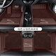 蘭鉑適用捷豹XFL XEL XJL XF XE E-PACE FPACE F-PACE全包圍真皮腳墊 納帕皮【咖色】納米絨雙層款