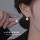 BJYLS925純銀耳釘淡水珍珠耳環(huán)女養耳洞耳鉤2026新款小眾時(shí)尚氣質(zhì)耳飾 S925銀珍珠耳環(huán)【8mm】