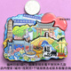 (買3贈(zèng)1)全國(guó)城市冰箱貼旅游紀(jì)念品禮品伴手禮居家裝飾品木制磁貼 福建-福州