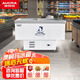 澳柯瑪（AUCMA）冰柜商用大容量冷柜冰箱冷凍展示柜保鮮玻璃雪糕臥式島柜1.2米 負18℃低溫 207升1.2米/IHF-D1207P-XJ