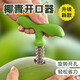 北格椰子開孔神器新型帶皮椰子打孔工具按壓式椰青開殼機不銹鋼鉆眼刀 2代椰子專用打孔器-1個裝