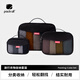 pack all旅行收納包套裝行李箱分裝內(nèi)衣整理袋出差衣物收納袋三件套 黑色